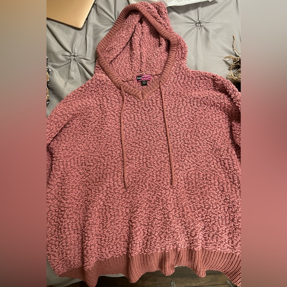 Pink popcorn hoodie size medium